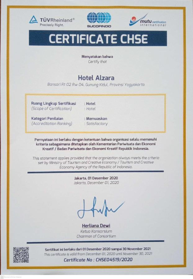 Alzara Hotel Syariah Wonosari Екстериор снимка